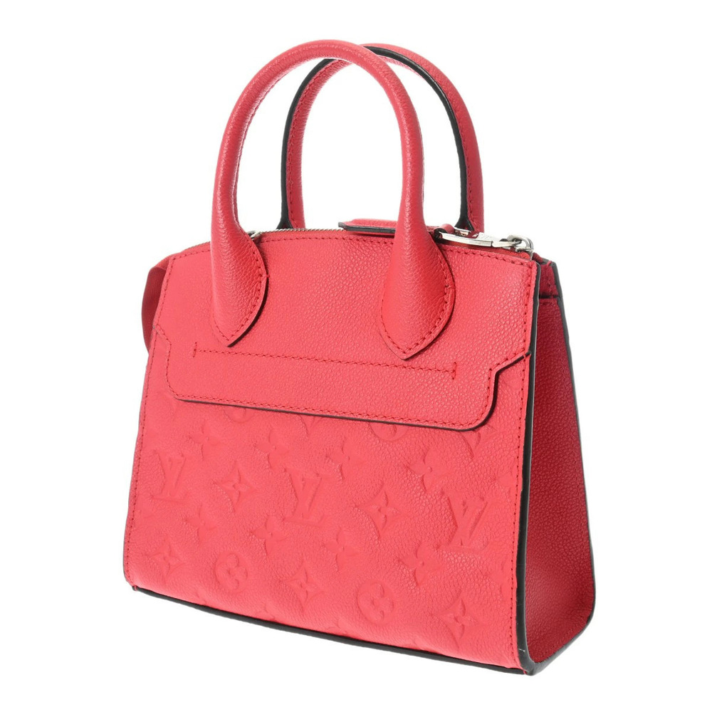 Louis Vuitton Poppy Pont Petal Monogram Empreinte Leather Handbag Neuf Brown